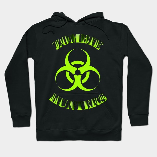 Zombie Hunters Design Bio-Hazard L1 Hoodie by Capital Blue